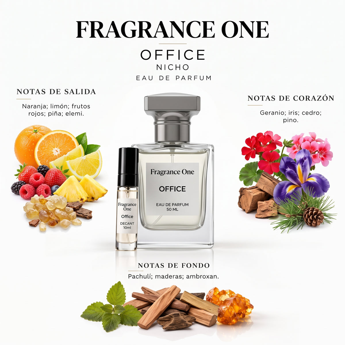 Fragrance One Office — decant de perfume