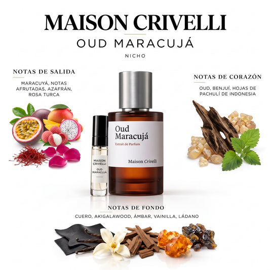 Maison Crivelli Oud Maracujá — decant de perfume