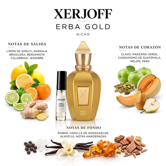 Xerjoff Erba Gold — decant de perfume