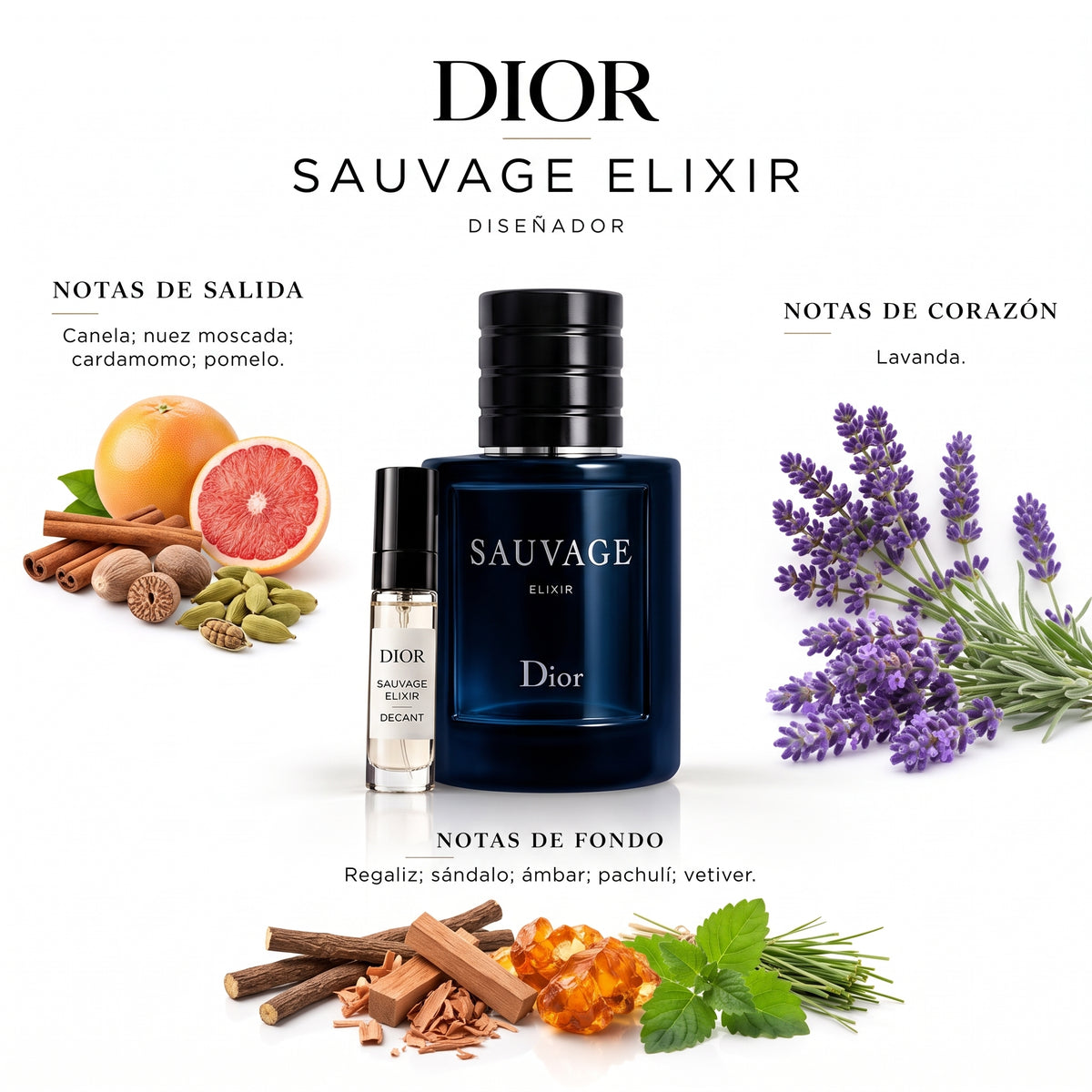 Dior Sauvage Elixir — decant de perfume