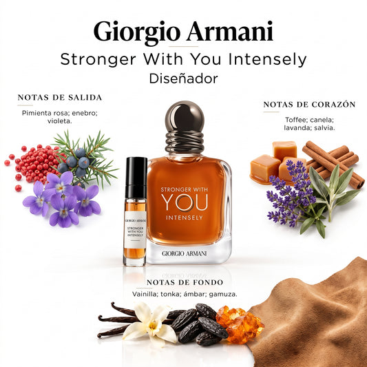 Giorgio Armani Stronger With You Intensely — decant de perfume