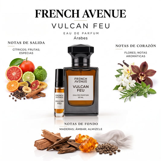 French Avenue Vulcan Feu — decant de perfume